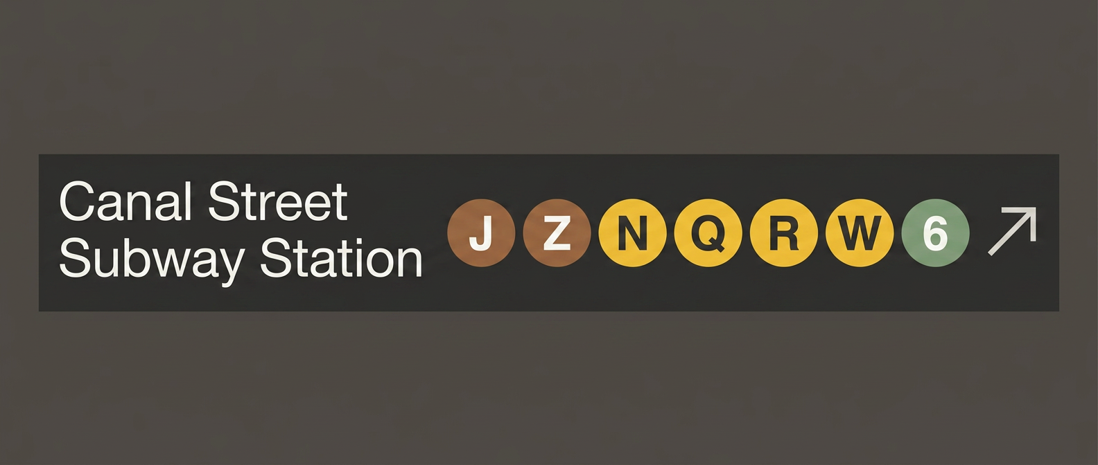 Canal St Subway Station — J/Z/N/Q/R/W/6